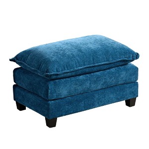 PAGED Chic Cloud Sofa Ottoman Bench, Chic Sectional Couch, Double Layer Chenille Cushion for Sectional, Breathable & Plush Footrest - 1 of 4
