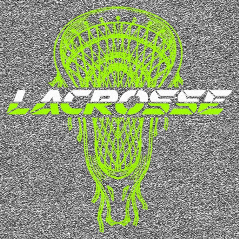 Boy's Lost Gods Lacrosse Stick Neon Green Performance Tee, 2 of 5