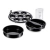 Hamilton Beach Rapid 7-Egg Cooker - Black: Electric Egg Boiler, Poacher & Steamer, 300W, Hand Wash, 1-Year Warranty - 3 of 4