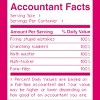 Men's Design By Humans Accountant Nutrition Facts Label By EJamjar T-Shirt - 2 of 2