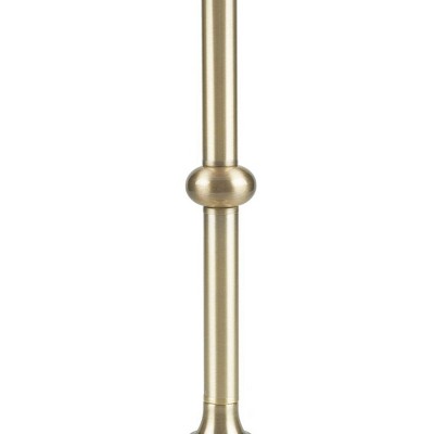 Aelorian Antique Brass Table Lamp with Off-White Shade