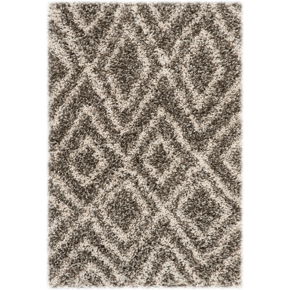 3'x5' Lelia Geometric Loomed Rug Gray/Ivory - Safavieh