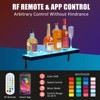 COZONY LED Liquor Display Shelf, Remote App Control 16 Color Music Sync Lighted Bar Shelves - 2 of 4