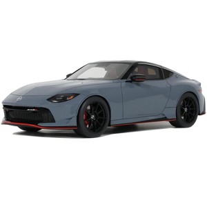 2024 Nissan Z Nismo Gray with Black Top 1/18 Model Car by GT Spirit - 1 of 4