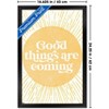 Trends International Good Things Are Coming Framed Wall Poster Prints - 3 of 4