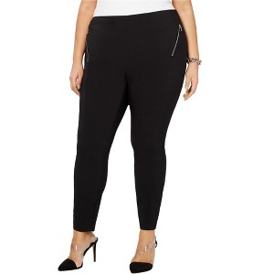 I.N.C International Concepts Womens Ponte-Knit Casual Leggings, Black, 24W - 1 of 1