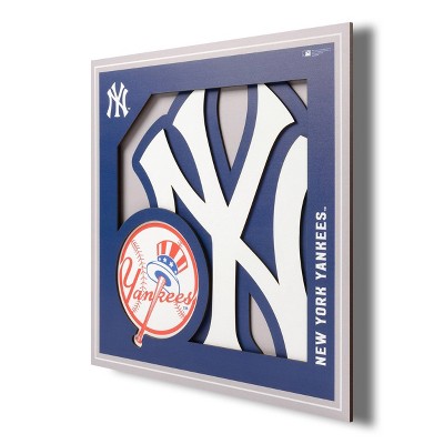 Mlb New York Yankees 3d Logo Series Wall Art - 12