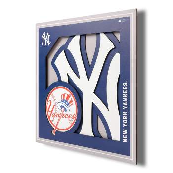 MLB New York Yankees 3D Logo Series Wall Art - 12"x12"