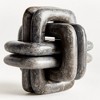 Plum & Post Knot Marble Sculpture - Gray Marble Accent Piece - 3 of 4