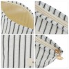 Unique Bargains Lightweight Clutch Plaid Bow Embroidery Makeup Bag 1 Pc - 3 of 4
