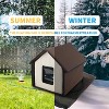 Allforpaws Thermo Kitty Home Outdoor Heated Cat House - 3 of 4