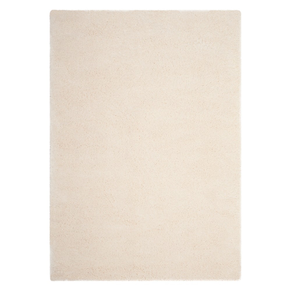 5'1inx7'6in Solid Loomed Area Rug Cream - Safavieh