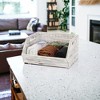 Cheung's Thero Slatted Wooden Stackable Storage Crate - Gray - 2 of 4