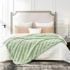 Cozy Bliss Faux Fur Throw Blanket Soft Textured Bed Blanket - 2 of 4