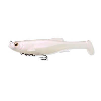 Megabass Magdraft Soft Swimbaits, Albino Pearl Shad, 5
