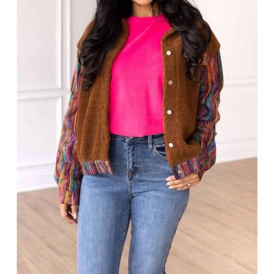 Women's faux-shearling Jacket - Southern Grace