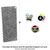 Big Dot of Happiness Through the Decades - Paper Straw Decor - 50s, 60s, 70s, 80s, and 90s Party Striped Decorative Straws - Set of 24 - 3 of 4