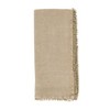 Saro Lifestyle 100% Linen Pompom Design Dinner Table Napkins (Set of 4) - 3 of 3