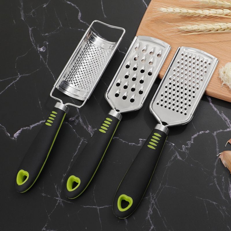 Unique Bargains Cheese Grater Stainless Steeel with Handle Handheld for Parmesan Cheese Ginger Garlic, 2 of 5