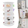 YIYIBYUS White Free Standing 360° Revolving Shoe Organizer for Entryway, 5 Tiers - 3 of 4