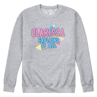 Men's - Clarissa Explains It All - Clarissa Explains It All Graphic Fleece Sweatshirt