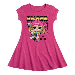 Girls' - LOL Surprise! - SK8ER GRL Fit & Flair Cap Sleeve Dress - 1 of 3