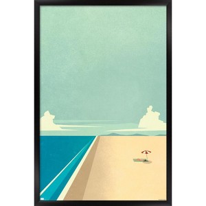 Trends International Art Deco - Beach Framed Wall Poster Prints - 1 of 4