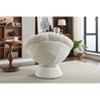 NicBex Oversized Papasan Chair Swivel Accent Chair with 360 Degree Swivel Barrel Chair for Living Room, Bedroom - 4 of 4