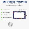 Avery Business Cards, 2" x 3.5", Silver-Navy, Matte, 80ct - 2 of 4
