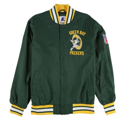 STARTER Mens Green Bay Packers Varsity Jacket
