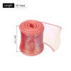 Unique Bargains Gift Wrapping Wide Sheer Wired Pastel Shimmer Iridescent Chiffon Ribbons 1 Pc - 2 of 4