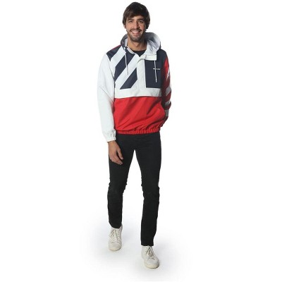 Members Only Men's Mo Jungle Print Popover Jacket-RWB-Medium