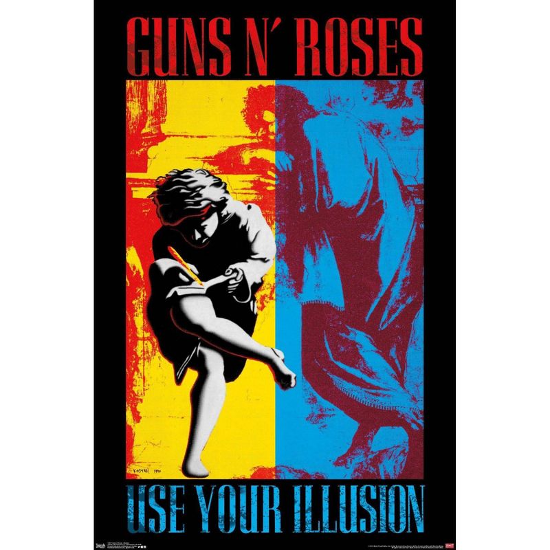 34&#34; x 22&#34; Guns N&#39; Roses: Illusion Premium Poster - Trends International, 1 of 5