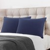 PiccoCasa Envelope Closure 110GSM Microfiber Brushed Pillowcases 17"x25" 2 Pcs - 3 of 4