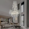CityFurn 23-Light Modern Tree Branch Crystal Chandelier for Dining Room - 3 of 4