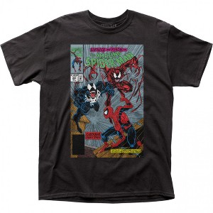 Mens Spider-Man Venom vs Carnage Comic Cover Part Two T-Shirt - 1 of 2