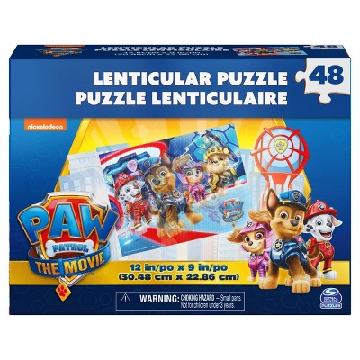 badning dommer hed Spin Master Paw Patrol: The Movie Kids' Lenticular Effect Puzzle - 48pc :  Target