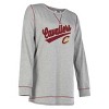 NBA Cleveland Cavaliers Women's Gray Long Sleeve Team Slugger Crew Neck T-Shirt - 3 of 4