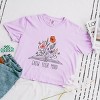 Simply Sage Market Grow Your Mind Floral Boxy Crop Top - 2 of 4