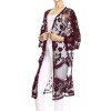 Anna-Kaci Women's Embroidered Floral Butterfly Crochet Drop Shoulder Cardigan - 4 of 4
