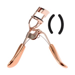 Unique Bargains Women Plated Eyelash Curler for Business Travel Colorful 1 Pc - 1 of 3