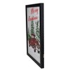 Northlight LED Red Vintage Truck "Merry Christmas" Wooden Framed Wall Art - 15.75" - Black - 2 of 3
