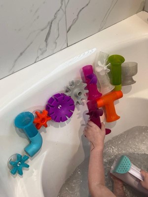 Pack Boon De Tubos, Engranajes Y Tuberías – Juguetes De Baño Para Niños De 1 A 4 Años, Sin BPA Ni PVC