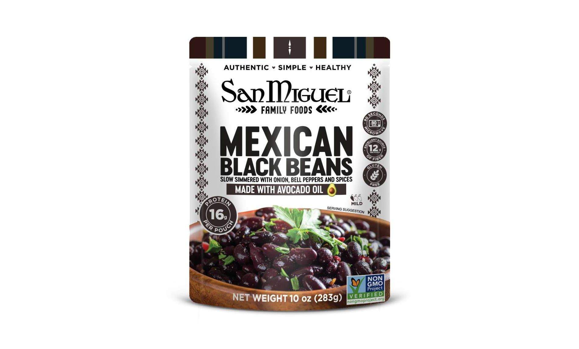 San Miguel Mexican Whole Black Beans - 10oz