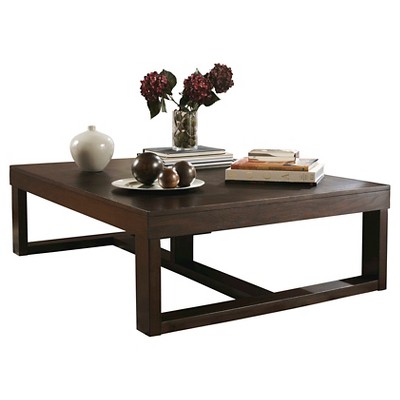 Watson Rectangular Cocktail Table Dark Brown - Signature Design by Ashley