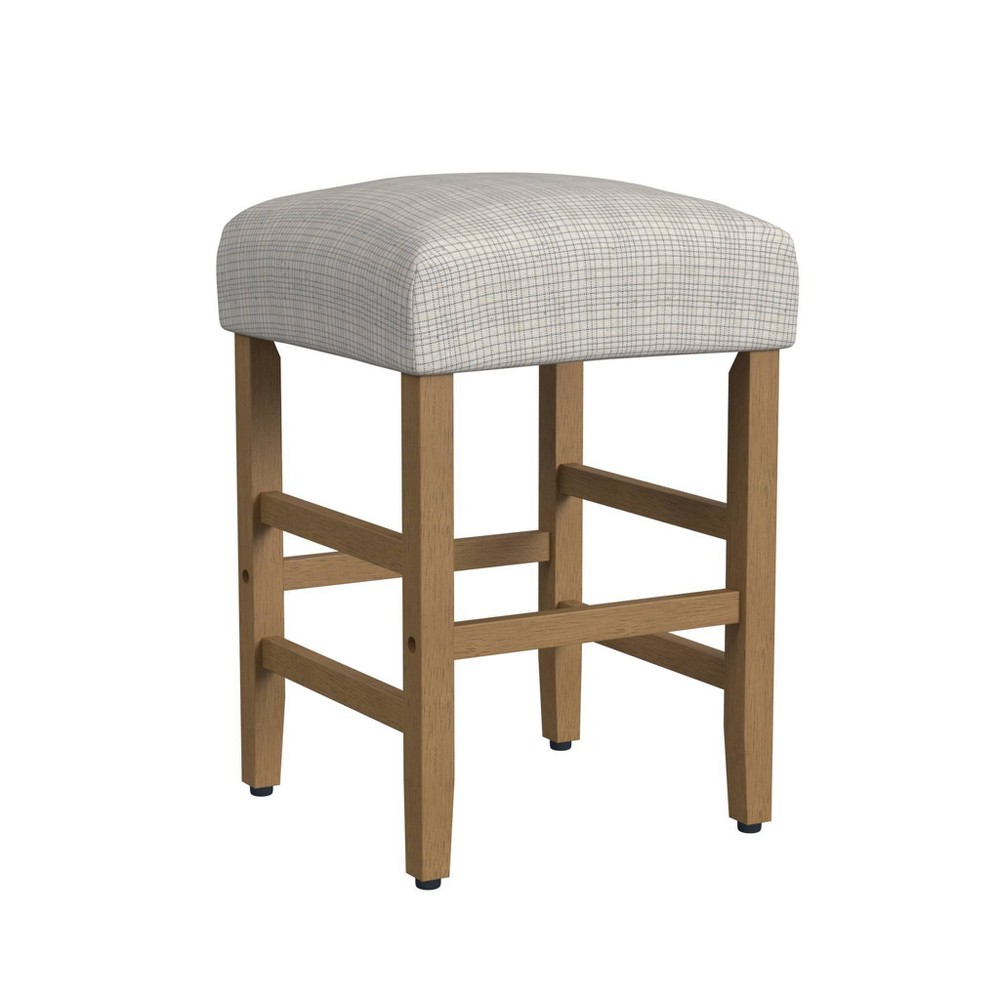 Photos - Storage Combination Square Counter Height Barstool Sage - HomePop