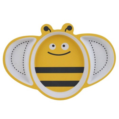 12" Bamboo Bumble Bee Kids Divided Plate - Certified International
