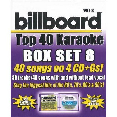 Party Tyme Karaoke - Billboard Top 40 Karaoke Box Set 8 (4 CD)(40+40-Song Party Pack)