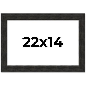 PosterPalooza | Contemporary Black Picture Frame - UV Acrylic, Backing Board, Hanging Hardware Included - 1 of 4