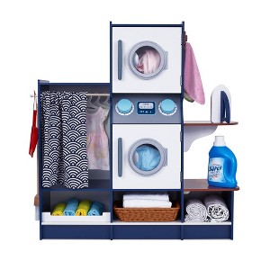 Lil Jumbl Kids Washer And Dryer Playset, Toy Washing Machine for Kids - 1 of 4